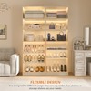 Aheaplus Freestanding Closet Shoe Organizer, Heavy Duty Walk in Closet Tower for Bedroom - 2 of 4