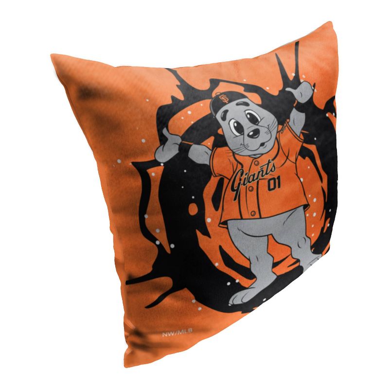 18&#34;x18&#34; MLB San Francisco Giants Mascot Printed Decorative Throw Pillow, 4 of 6