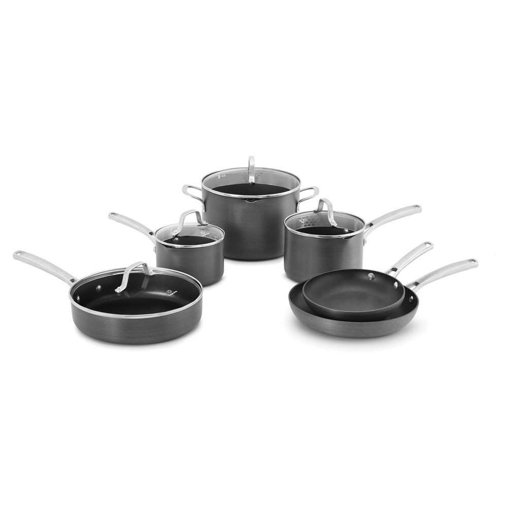 Calphalon 2094471 Classic Nonstick 14-Piece Cookware Set With No-Boil-Over  Inserts 