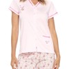 Casual Nights Women's Short Sleeve Floral Capri Pajama Set - 3 of 4