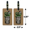 Sesame Street Vintage Oscar The Grouch Luggage ID Tags Set of 2 - 4 of 4