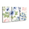 Trademark Fine Art Beth Grove Indigo Petals I 3 Piece Panel Set Art - 2 of 3