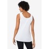 Woman Within Plus Size Rib Knit Tank - 3 of 4