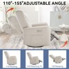 CAVINAS Power Recliner Chair with Swivel & Rocker, Heavy Duty Motion Mechanism, Lumbar & Neck Support Pillow, USB/Type-C Charging Ports - 2 of 4