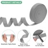 Unique Bargains High Elasticity Knit Stretchy DIY Craft Elastic Bands 0.8 Inch 1 Pc - 2 of 4