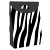 Big Dot of Happiness Zebra Print - Safari Gift Favor Bags - Party Goodie Boxes - Set of 12 - 3 of 4
