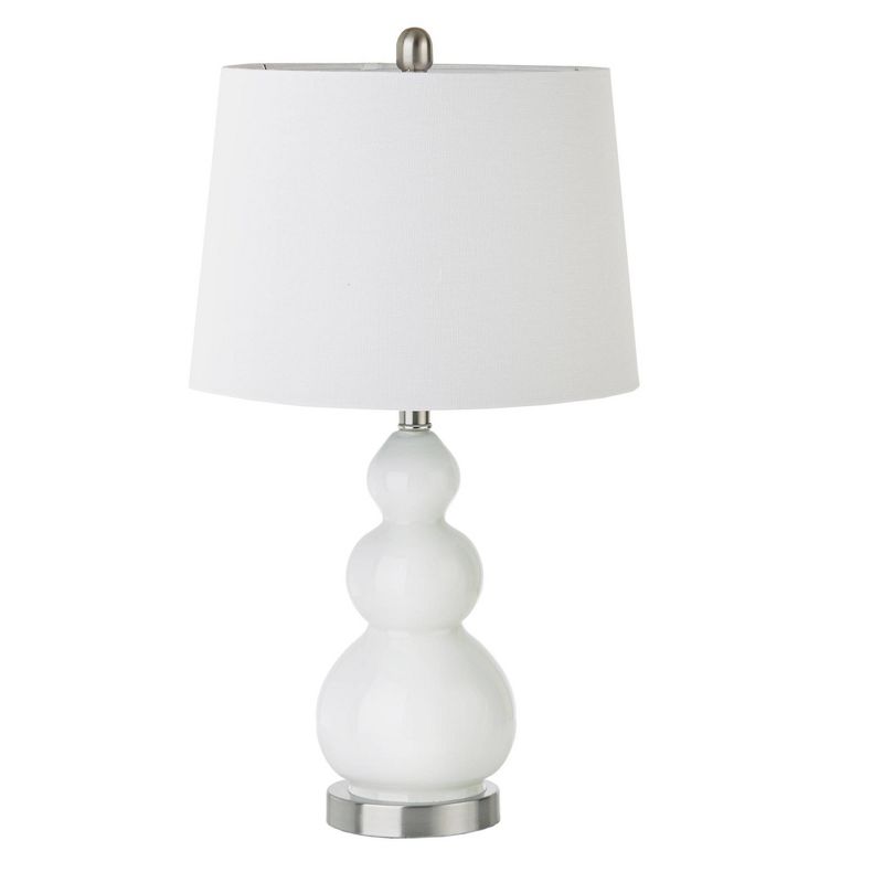 (Set of 2) 26&#34; Covey Table Lamp (Includes LED Light Bulb) White, 1 of 10