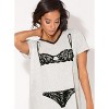 Smart & Sexy Women's Oversized Graphic V-Neck Sleep Shirt - 2 of 4