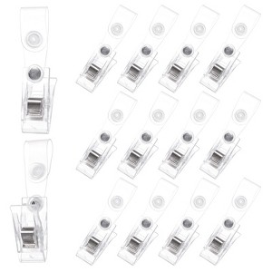 Unique Bargains Plastic Lawn Garden Anti-Wind Flag Pole Clips 20 Pcs - 1 of 4