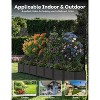 63 Inch Raised Garden Bed, Outdoor Garden Planter with Trellis for Climbing Plants and Vines, Raised Bed Garden Planters with Reservoir and Drainage - 4 of 4