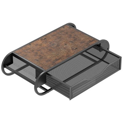Iron Wood Coffee Capsule Storage Rack Office Storage Rack Drawer Type Capsule Storage Box Metal Wooden Coffee Storage Rack