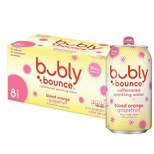 bubly bounce Blood Orange Grapefruit Sparkling Water - 8pk/12 fl oz Cans