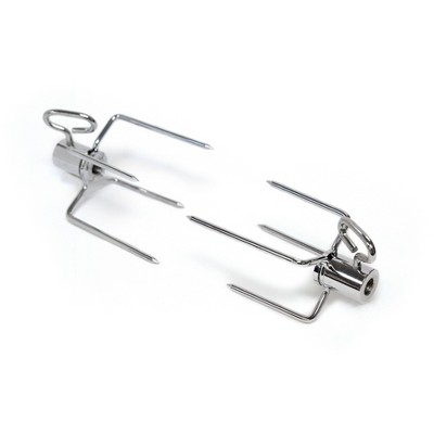 Broil King 2pk Rotisserie Heavy Duty Forks Chrome