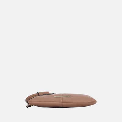 MKF Collection Wristlet Clutch Pouch Wallet Circular Handle Zip Closure | MKF Collection by Mia K - Khaki — фото 7