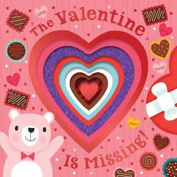 The Valentine Is Missing! Board Book with Cut-Out Reveals - by  Clarion Books
