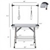 BENCMATE Pet Grooming Tool 46-Inch Foldable Pet Grooming Table Stainless Steel Frame With Rubber Pads Adjustable, Silver, 46.00"*23.60"*30.00" - 2 of 4