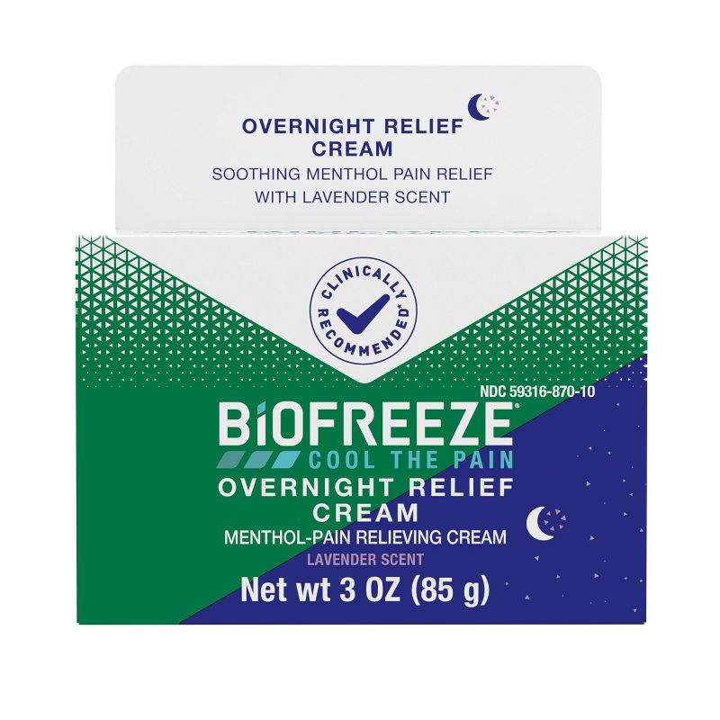 Biofreeze Overnight Cream - 3oz, 1 of 7