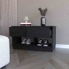 APRILSOUL Tulip Storage Bench with Two Drawers and Two Shelves, Bedroom or Entryway Furniture - 2 of 4