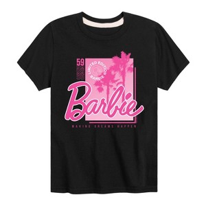 Boys' - Barbie - Barbie Pink Core Short Sleeve Graphic T-Shirt - 1 of 4