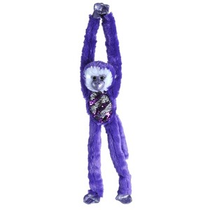 Wild Republic Sequin Hanging Monkey Purple Stuffed Animal, 22 Inches - 1 of 1