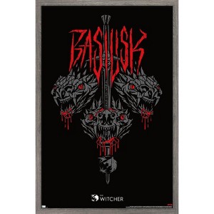 Trends International Netflix The Witcher Season 2 - Basilisk Framed Wall Poster Prints - 1 of 4