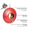 Good Directions Steel Mojave Multi-Perch Fly Thru Novelty Bird Feeder 10" - 2 of 4