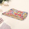 Unique Bargains Women Portable Printed Clutch Makeup Bag Red 1 Pc - 2 of 3