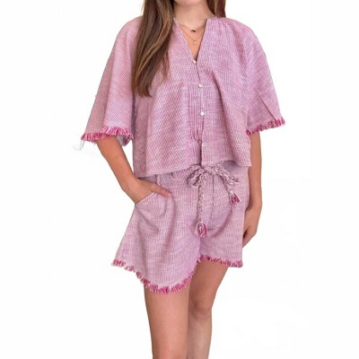 Women's Fringe With Benefits Blouse - FRNCH