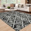 Washable Modern Non Slip Living Room Rugs, Soft Low Pile Bedroom Carpet, Stain Resistant Floor Cover for Dining Room - 4 of 4