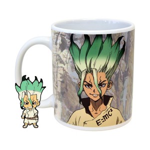 Just Funky Dr. Stone 11oz Coffee Mug with Enamel Pin - 1 of 4