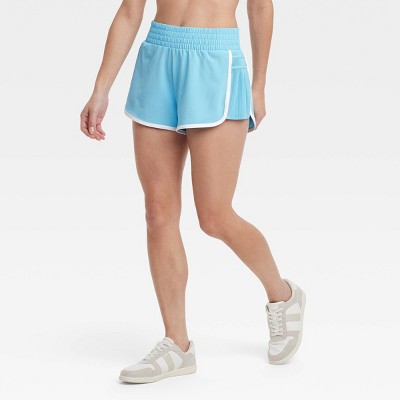 Women's Woven Mid-Rise Piped Dolphin Shorts 2.5" - All In Motion™