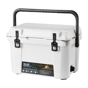 Camping Cooler, Portable Insulated Ice Chest Cooler Box with Heavy Duty Handle, 5-Day Ice Retention, Great for Beach, Camping, Picnic - 1 of 4