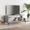 CLIHOME 42" Powder-Coated Steel TV Cabinet and Consoles Table With Open Self, Display Storage Cabinet - 2 of 4