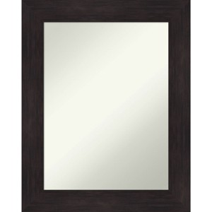 24" x 30" Non-Beveled Furniture Espresso Wall Mirror - Amanti Art: Polystyrene Frame, Includes Mounting Hardware - 1 of 4