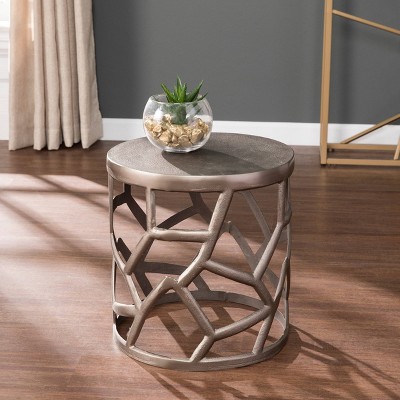 target metal end table