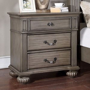 NicBex Nightstand with Drawers, Side Table with Hanging Pulls and Finish Top,Classic Bedside Table for Bedroom,Living Room - 1 of 4