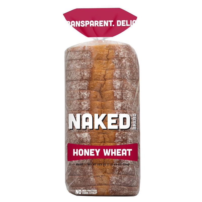 Naked Bread Honey Wheat Sandwich Bread - 22.5oz, 2 of 7