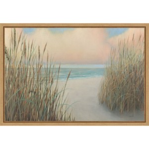 Amanti Art Beach Trail I by James Wiens Canvas Wall Art Print Framed 23-in. x 16-in. - 1 of 4