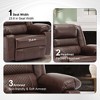 Grungis Faux Leather Massage Chairs,Recliner Chairs with 8-Point Massage and Lumbar Heating for Living Room - 4 of 4