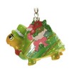 Cody Foster 3.25 In Flower Delivery Turtle Retro Kitsch Floral Spring Tree Ornaments - 2 of 3