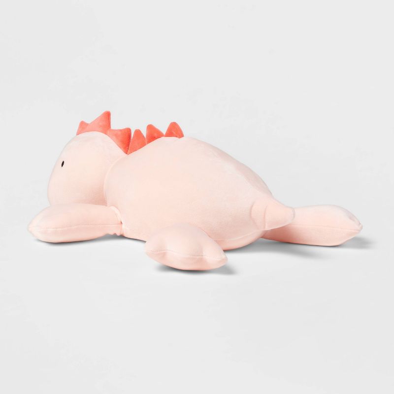 Dinosaur Weighted Plush Kids&#39; Throw Pillow Pink - Pillowfort&#8482;, 4 of 12