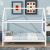 RISOKEYS Twin Size Bed Frame with Headboard and Footboard, Low Rubberwood House Bed for Boys and Girls,No Box Spring Needed - 2 of 4
