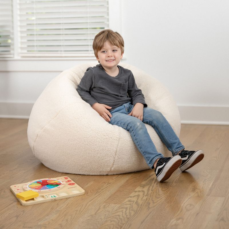 Flash Furniture Small Bean Bag Chair for Kids and Teens, 4 of 11