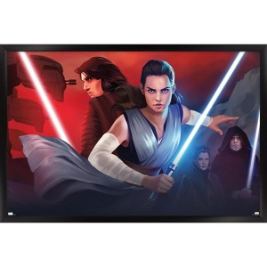 Trends International Star Wars: The Last Jedi By Salena Barnes Framed Wall Poster Prints - 1 of 4