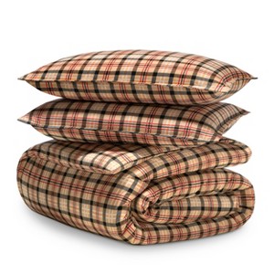 Cotton Flannel Duvet Cover & Sham Set by Bare Home - 1 of 4