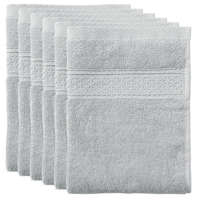 5pk Cotton Assorted Kitchen Towels Gray - Threshold™