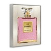 Stupell Industries Pink Luxury Perfume Black Framed Giclee Art - 3 of 4