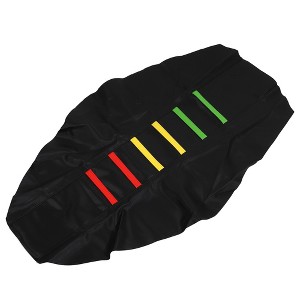 Unique Bargains Motorcycle Pit Dirt Bike Faux Leather Soft Seat Cover Multicolor 1 Pc - 1 of 4