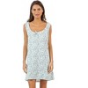 Casual Nights Women's Cotton Sleeveless Nightgown Chemise - 4 of 4