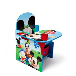 Delta Children Mickey Mouse Kids Chair Desk with Stoage - 1 of 4